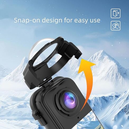 Protective Lens for Insta360 X4 Air Camera - Anti-Fog Dustproof Optical Glass Cover with Ventilation Holes, Snap-On Easy Installation in Kuwait