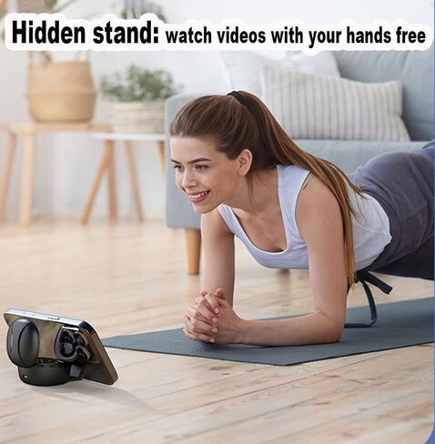 TikTok Scrolling Ring Remote Control,Page Turner for i-Pad i-Phone & Android Tablet,Bluetooth 5.3 Camera Remote, Handheld Scrolling Ring for TikTok,YouTube,Instagram,iOS,Android, PC/App/Camera (Black) in Saudi Arabia