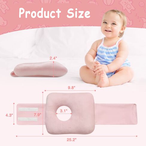G Tube Tummy Time Pillow Feeding Tube Belt Pads Adjustable Nursing Pillow with a Hole for Supporting Babies Infant Children Kids Protecting Button in Kuwait