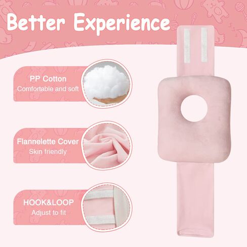 G Tube Tummy Time Pillow Feeding Tube Belt Pads Adjustable Nursing Pillow with a Hole for Supporting Babies Infant Children Kids Protecting Button in Kuwait