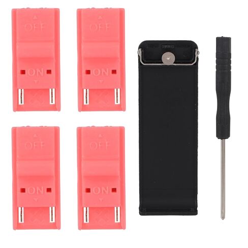 Fukaisu 4pcs RCM Jig Compatible with Switch Console | RCM Tool Clips with Back Shell Kickstand & Screwdriver Plastic Short Circuit Tool for Switch Recovery Mod Accessories in Kuwait