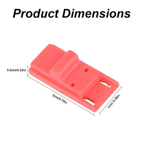 Fukaisu 4pcs RCM Jig Compatible with Switch Console | RCM Tool Clips with Back Shell Kickstand & Screwdriver Plastic Short Circuit Tool for Switch Recovery Mod Accessories in Kuwait