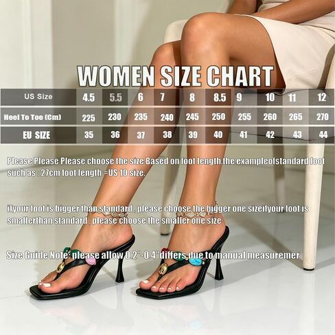 Womens Jeweled Thong High Heel Sandals Square Toe Stiletto Dress Flip Flops | Glossy Pu T-Strap With Colorful Faux Stone Beads Sexy Open Toe Clip Toe Slides For Weddings Parties Clubs,Dinners,Event Wear in Kuwait