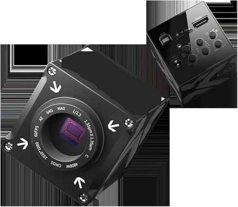 Industrial Telescope Lens, CX3 CX4 CMOS Industrial Camera USB 1080P 4800W Digital Video Recorder for Microscope Micrographics Machine Vision(CX4) in Kuwait