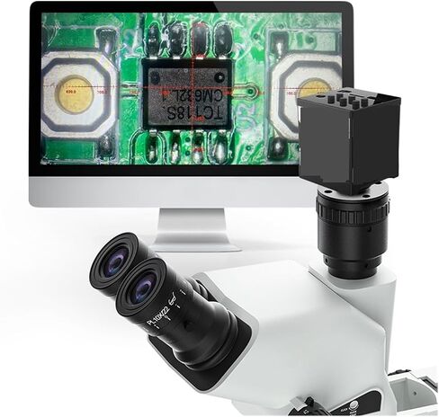 Industrial Telescope Lens, CX3 CX4 CMOS Industrial Camera USB 1080P 4800W Digital Video Recorder for Microscope Micrographics Machine Vision(CX4) in Kuwait