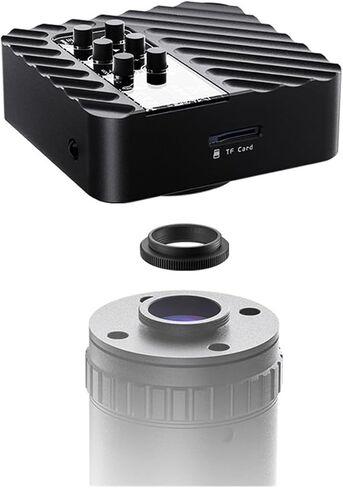 Industrial Telescope Lens, CX3 CX4 CMOS Industrial Camera USB 1080P 4800W Digital Video Recorder for Microscope Micrographics Machine Vision(CX4) in Kuwait