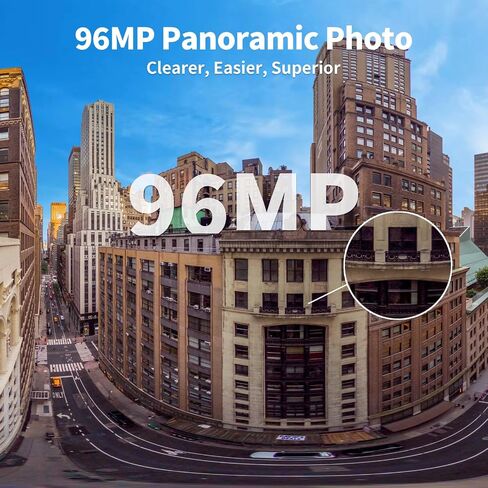 KanDao QooCam 3 Ultra 360 Action Camera,10-Bit Video, 8K Waterproof Sports Camera Dual 1/1.7" Sensors,96MP Photo,HDR,F1.6 Fast Aperture, Built-in GPS, Stabilization, AI Tracking,in-Camera Stitching in Kuwait