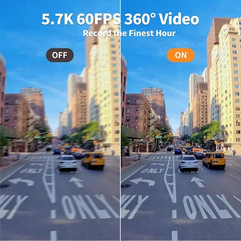 KanDao QooCam 3 Ultra 360 Action Camera,10-Bit Video, 8K Waterproof Sports Camera Dual 1/1.7" Sensors,96MP Photo,HDR,F1.6 Fast Aperture, Built-in GPS, Stabilization, AI Tracking,in-Camera Stitching in Kuwait