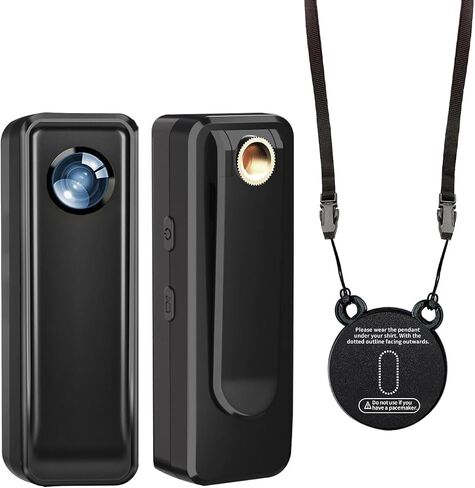 Action Camera 128GB, 4K 30FPS Body Camera, Hands Free Sports Camera with Magnetic Back Clip, Action Camcorder with Audio and Video Recording for Traveling Cycling Vlogging in Kuwait