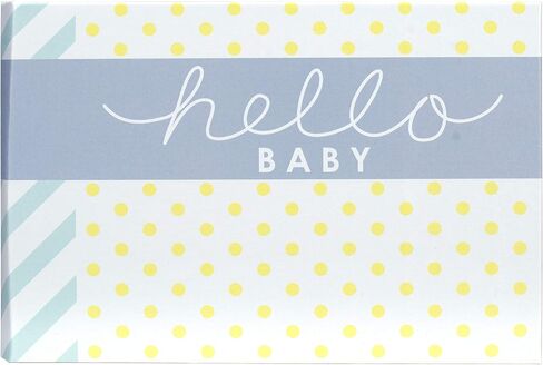 Malden International Designs Hello Baby Photo Album, 40-4x6, White in Kuwait