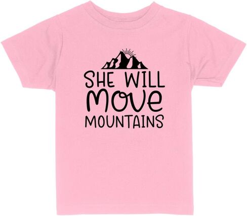 She Will Move Mountains Toddler Kids T-Shirt in Kuwait