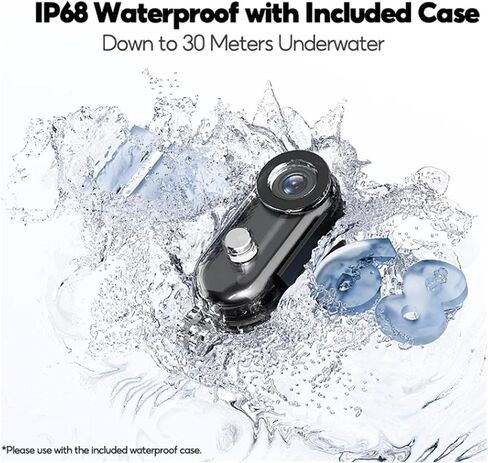 4K Magnetic Pocket Wearable Sports Camera WiFi with Waterproof Shell for Bike Motorcycle Casual Cycling Vlog Recording in Kuwait