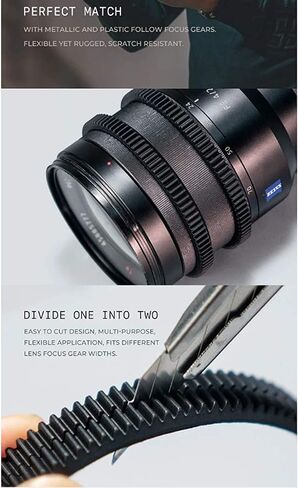 TILTA TILTAING Seamless TA-FGR 0.8 MOD Focus Gear Ring for Sony/Canon/Sigma/Tokina/Nikon/Fujifilm/Panasonic/Olympus/DU/Zeiss Lenses (69-71) in Kuwait