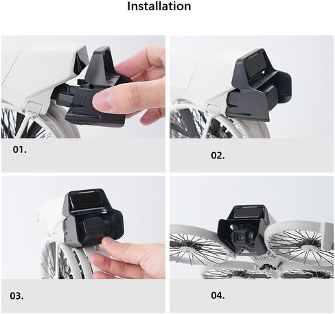 BTG Gimbal Camera Lens Hood for DJI Flip Drone Accessories Parts Prevent Glare Light Lens Protector in Kuwait