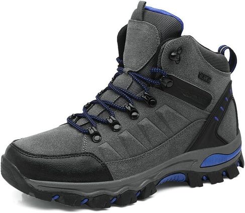 Men'S Women'S Stylish High Top Durable Hiking Boots Lightweight Suede For Daily Wear Trekking Shoes Comfortable Non-Slip Lace-Up Shoes in Kuwait
