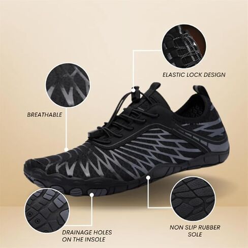Grounding Shoes with Copper,Barefoot Grounding Shoes for Men Women with Copper, Waterproof Non-Slip Hike Barefoot Footwear Womens Mens in Kuwait