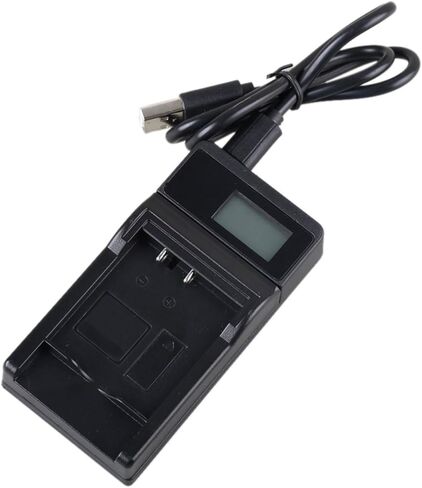 LCD Micro USB Battery Charger for Sony Alpha A100K DSLR-A100 DSLR-A100K DSLR-A100H DSLR-A100W DSLR-A100/B DSLR-A100K/B DSLR-A100W/B Digital SLR Camera in Kuwait