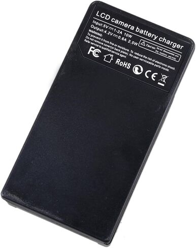 LCD Micro USB Battery Charger for Sony Alpha A100K DSLR-A100 DSLR-A100K DSLR-A100H DSLR-A100W DSLR-A100/B DSLR-A100K/B DSLR-A100W/B Digital SLR Camera in Kuwait