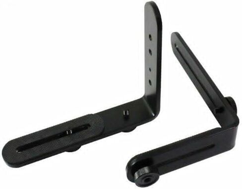 Metal L-Shape Flash Bracket, Double L Type Camera Flashlight Holder Mount in Kuwait