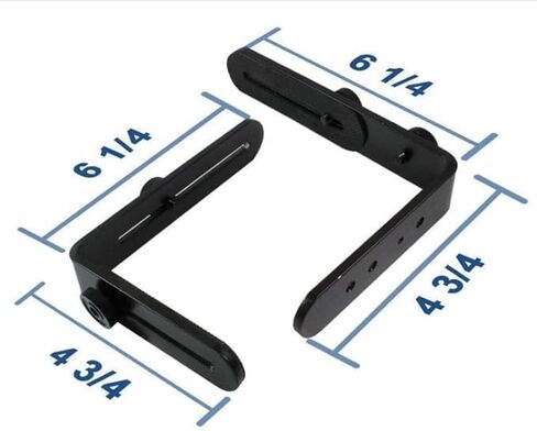 Metal L-Shape Flash Bracket, Double L Type Camera Flashlight Holder Mount in Kuwait