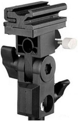 DSLR Camera Flash Bracket Mount with Swivel Flash Stand Holder for Off-Camera Lighting in Photography and Video Shooting in Kuwait