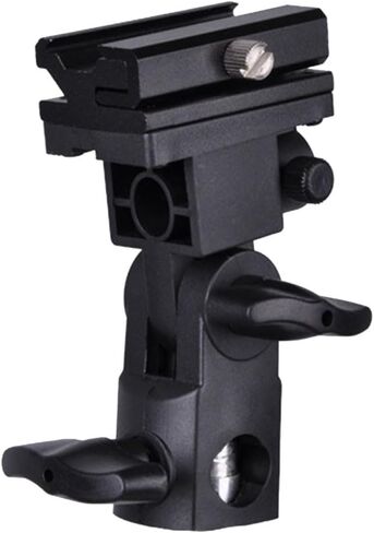 DSLR Camera Flash Bracket Mount with Swivel Flash Stand Holder for Off-Camera Lighting in Photography and Video Shooting in Kuwait