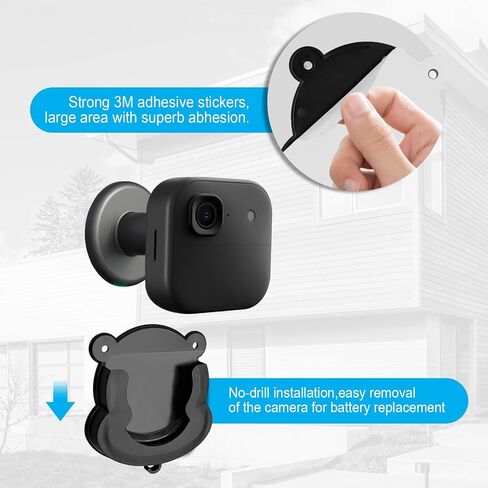 Wall Mount Bracket Compatible with Blink Outdoor 4/2K+, Mini 2/Mini Cameras: 3-Pack Wall Mount Bracket, Secure & Removable in Kuwait