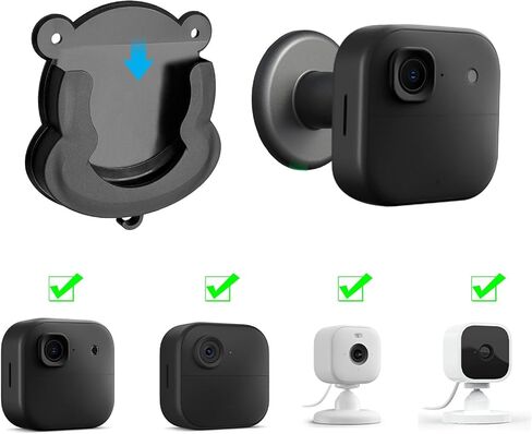 Wall Mount Bracket Compatible with Blink Outdoor 4/2K+, Mini 2/Mini Cameras: 3-Pack Wall Mount Bracket, Secure & Removable in Kuwait