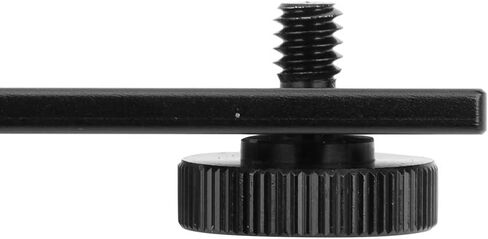 Generic 1/4" Dual Flash Bracket Dual Head Flash Holder with 1/4" & 3/8" Screw Holes for Camera Light Stand Tripod Aluminum Alloy Portable in Kuwait
