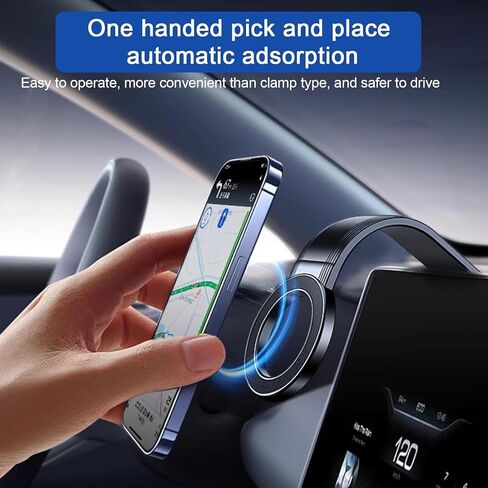 Flexible Magnetic Car Phone Holder for Jeep Grand Wagoneer 2024 2025, Dashboard Car Phone Holder Car Mount Bendable for All Smartphones in Kuwait