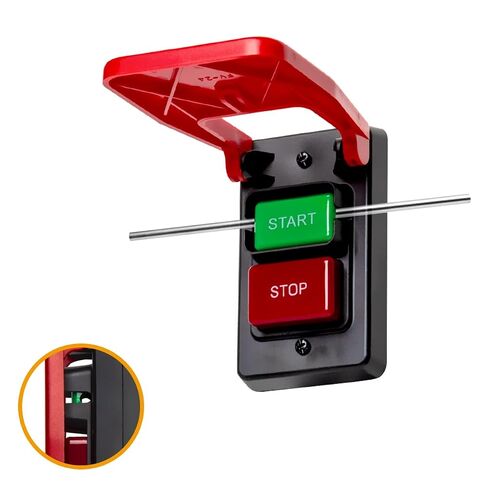 POWERTEC 120V/230V Dual Voltage, Paddle Switch, 16 Amps at 230 Volts, Large Knee Paddle for Power Tools, Fits Table Saw, Router Table, Drill Press, Bench Saw, Bandsaw (71007) in Kuwait