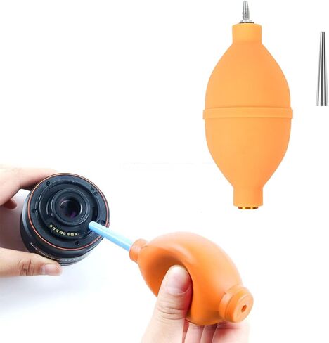 Rubber Air Duster for Camera Lens Maintenance, Handheld Blower for Electronics Keyboard DSLR, Lens Filter Care Tool for Debris Removal in Kuwait