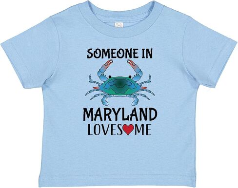 inktastic Someone in Maryland Loves Me Crab Baby T-Shirt in Kuwait