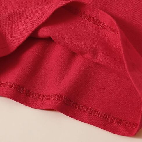 Toddler Girls Ruffle Long Sleeve T-Shirt 1-7Y | Kids Solid Color Blouse, Cotton Blend Top, Pairs With Pants/Dresses/Jeans, Daily Wear, Party, Holidays, Photoshoot, School in Kuwait