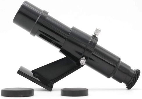 Monocular Telescope, High Power Astronomical Telescope Eyepiece Finderscope Plastic with Dust Cap Black 5X24 Lightweight for Specific Area Observation Binoculars in Kuwait