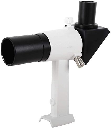 Monocular Telescope, High Power 90° Astronomical Telescope Eyepiece Finderscope Plastic with Dust Cap Black 6X30 Lightweight for Specific Area Observation Binoculars in Kuwait