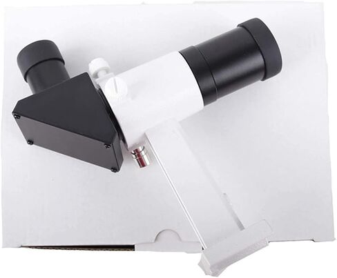 Monocular Telescope, High Power 90° Astronomical Telescope Eyepiece Finderscope Plastic with Dust Cap Black 6X30 Lightweight for Specific Area Observation Binoculars in Kuwait