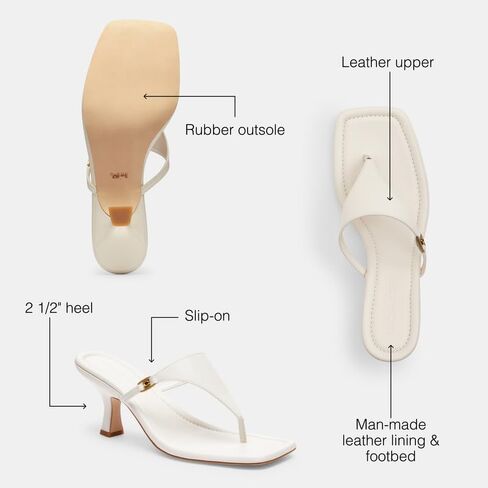 Coach Women's Heritage C Plaque Thong Sandal in Kuwait