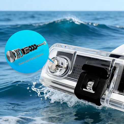 Waterproof Dive Protective Case for GoPro Max 2 Camera, 50M (164ft) Underwater Protective Housing Shell with with Bracket for Diving & Action Camera in Kuwait