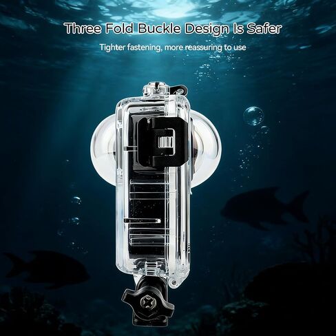 Waterproof Dive Protective Case for GoPro Max 2 Camera, 50M (164ft) Underwater Protective Housing Shell with with Bracket for Diving & Action Camera in Kuwait