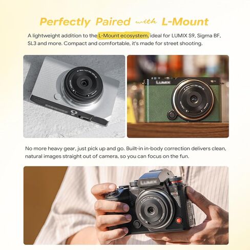 VILTROX 28mm F4.5 Pancake Lens for Sony E - Auto Focus Ultra-Thin Prime Wide Angle Full Frame Lens in Kuwait
