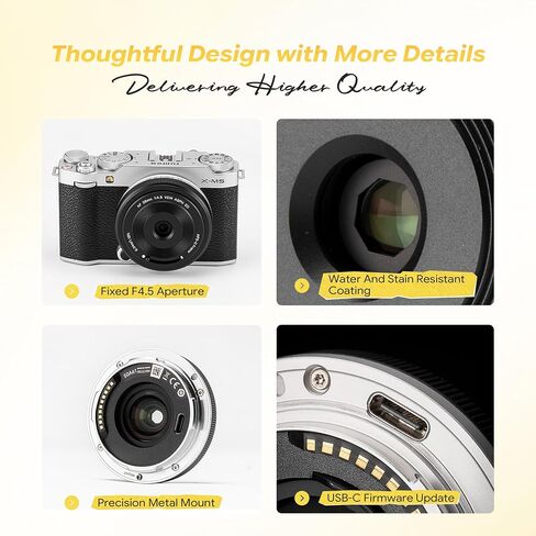 VILTROX 28mm F4.5 Pancake Lens for Sony E - Auto Focus Ultra-Thin Prime Wide Angle Full Frame Lens in Kuwait