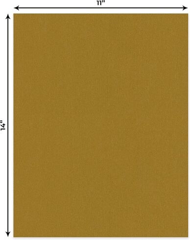 Metallic Gold 11x14 Uncut Mat Board - Blank Sheet, No Opening - 1 Mat in Kuwait