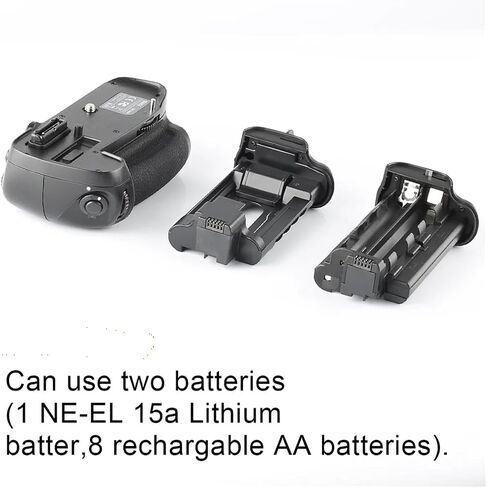 Camera Battery Grip, Compatible for Nikon D600 D610 Battery Grip MB-D14 | Fit D600 D610, EN-EL15 compatible, vertical grip, DSLR replacement holder in Kuwait