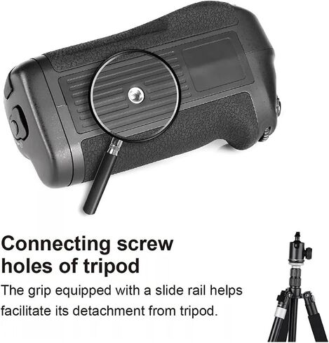 Camera Battery Grip, Compatible for Nikon D600 D610 Battery Grip MB-D14 | Fit D600 D610, EN-EL15 compatible, vertical grip, DSLR replacement holder in Kuwait