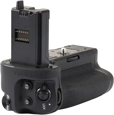 Camera Battery Grip, Compatible for Sony A1II A9III Battery Grip VG-C5 | Vertical shooting function, camera holder design, replacement accessory in Kuwait