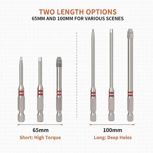 All-in-One Pagoda Hex Screwdriver Bit Set Magnetic Hexagonal Shank Alloy Steel Drivers Impact Drill Bit Kit 6 Piece in Kuwait