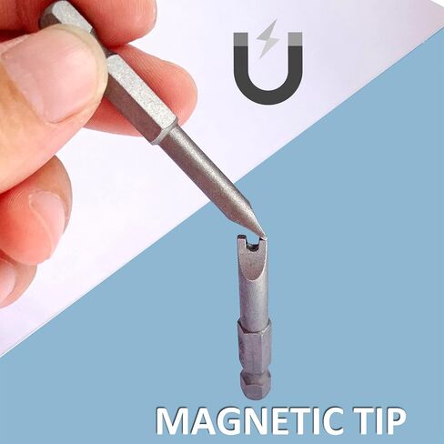 Spanner Screwdriver Bits 5in1 Set U4 U5 U6 U7 U8, SKZIRI 5PCS U-shaped Screwdriver Bit Magnetic Power Tools 1/4" Hex Shank 1/2inch Length in Kuwait