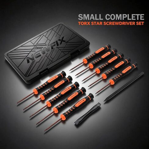 Torx Screwdriver Set with Case, NEWFIX 10-Piece T2-T15 Small Torx Security Bits with T2 T3 T4 T5 T6 T7 T8 T9 T10 T15 Star Driver Tool Kit for Apple,Macbook,Xbox,PS4,PS5,Computer,Knives & Ring Doorbell in Kuwait