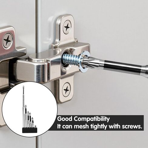 14pcs Silver K5 Anti-Slip Impact Drill Bit Set， Magnetic Screwdriver Bit Set High-Magnetic Fixion Tools for DIY Pro Use Home Workshop Repair in Kuwait